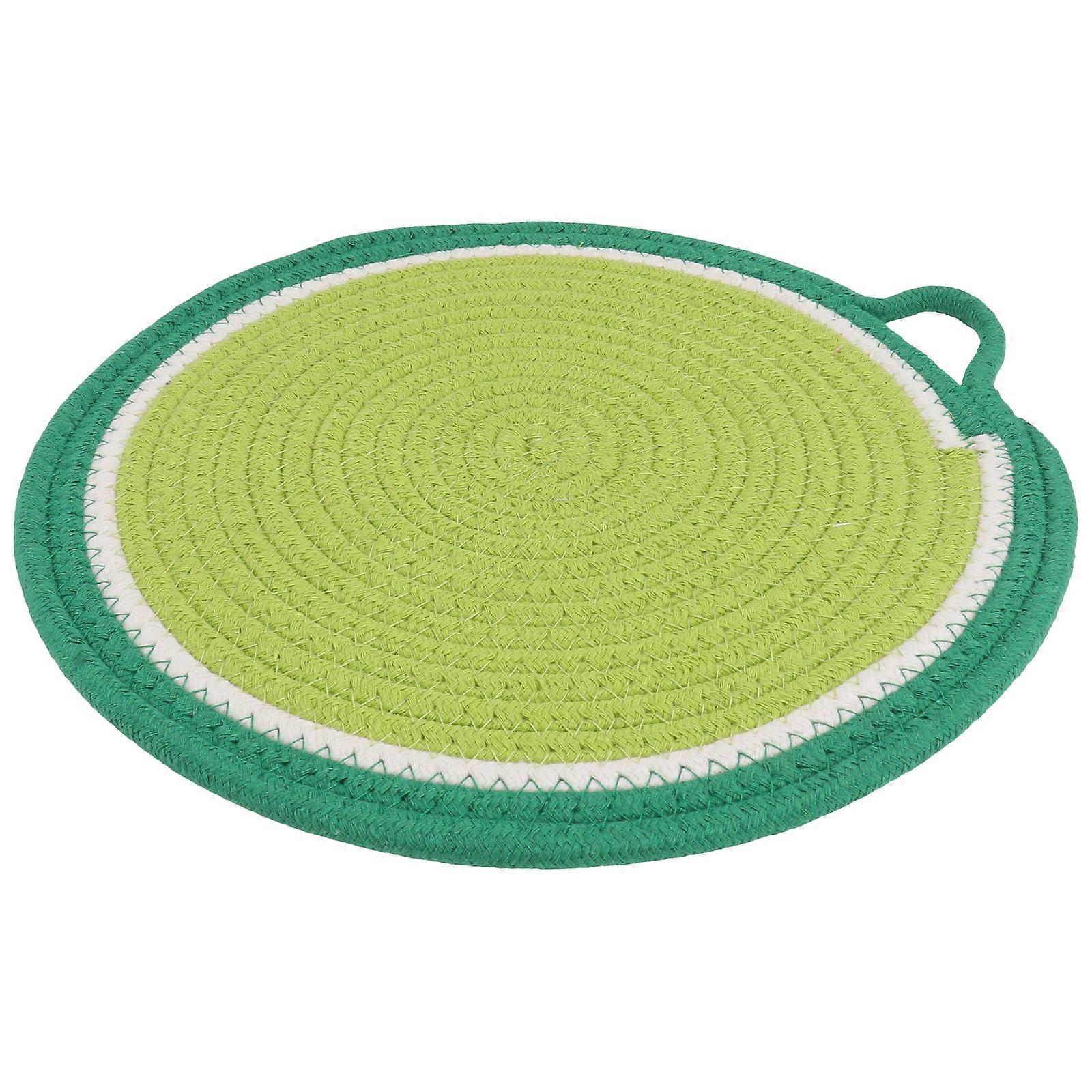 Dining Table Placemat Protective Round Mat For Holiday Table Decoration 1Pc