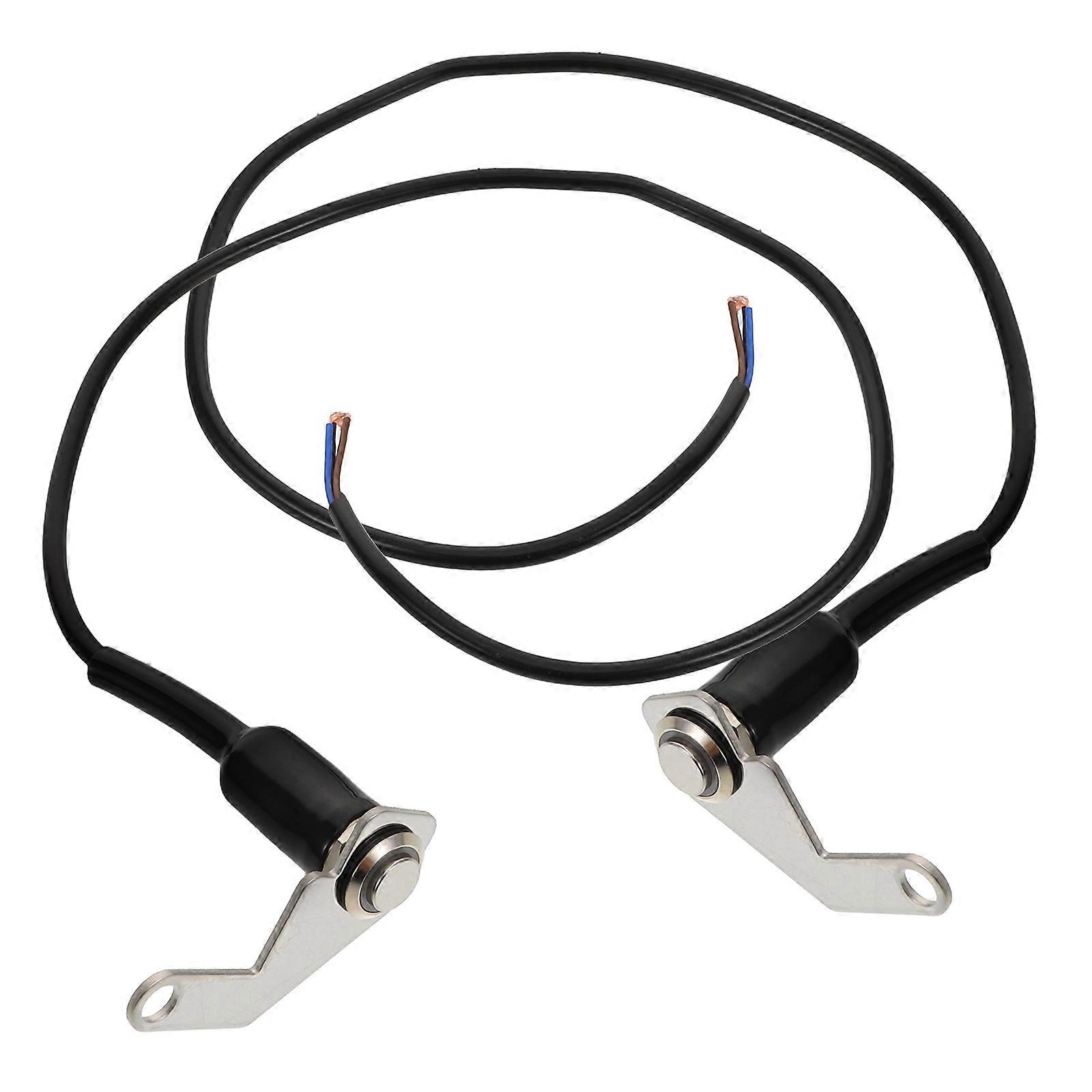 Handlebar Toggle Switch Light Control For Motorcycle Enthusiasts Silver 6.50X2.10X1.00CM 2Pcs