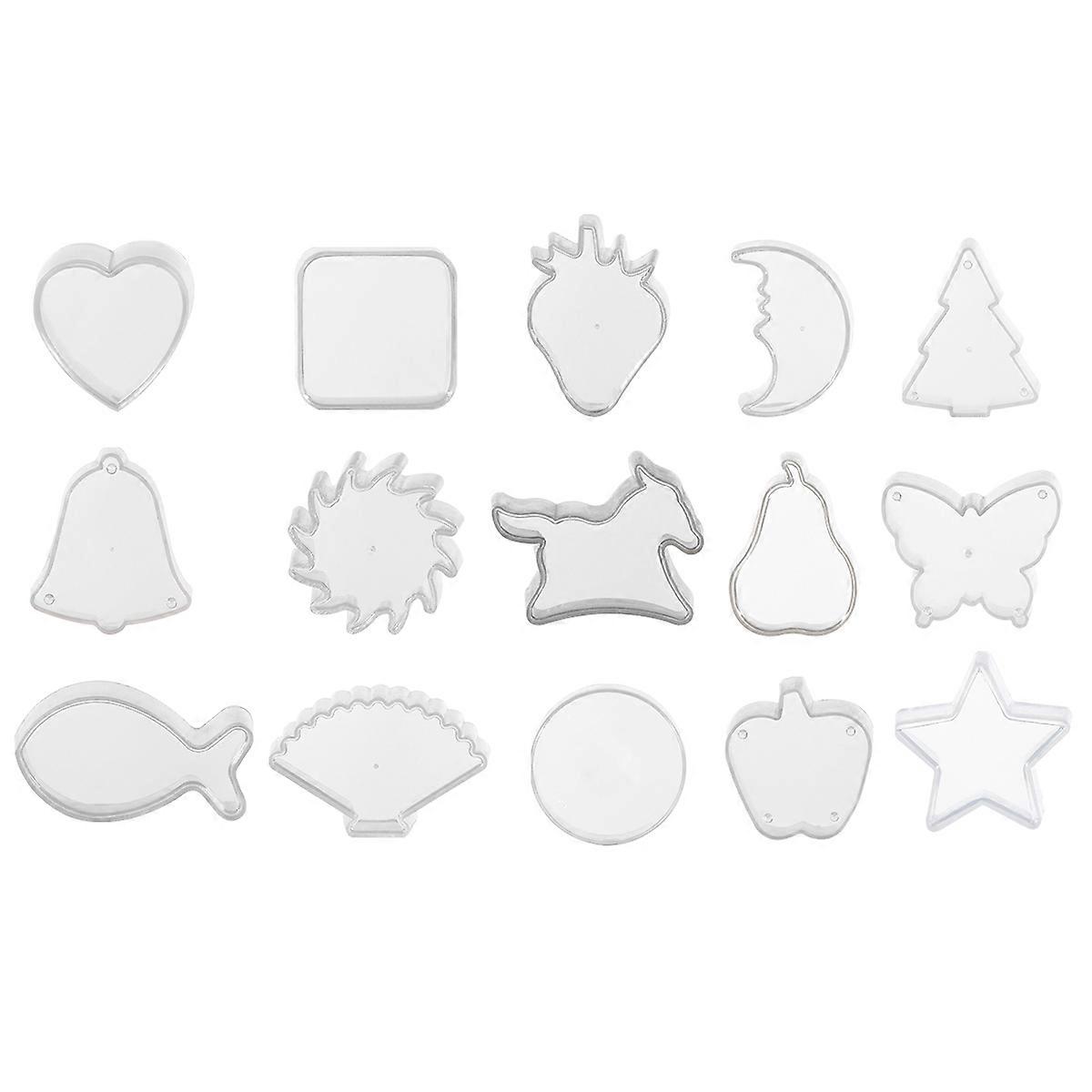 Plastic 30PCS Wax Melts Containers For Home Use DIY Candle Lovers Transparent Flame Retardant Functionality