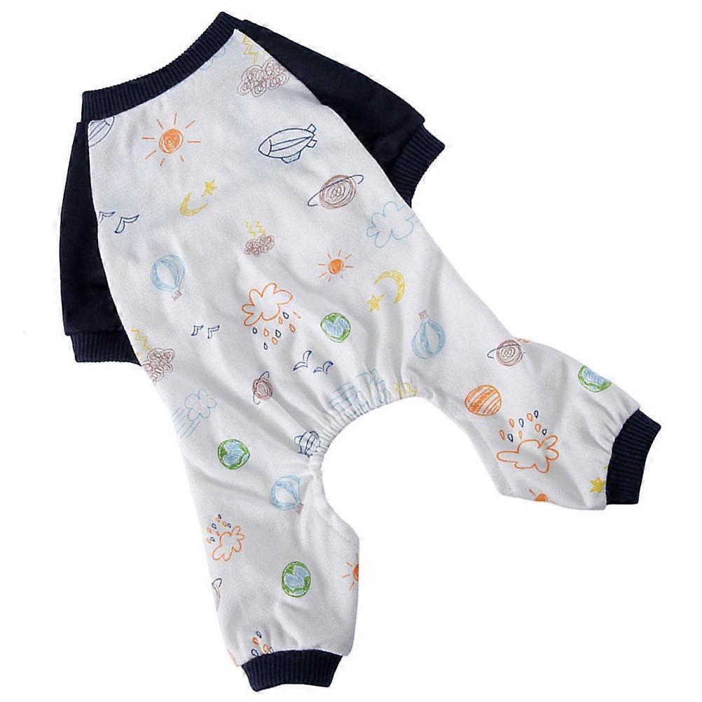 Warm Pet Pajama Simple Design For Indoor Use XL Multi Fashionable 1Pcs