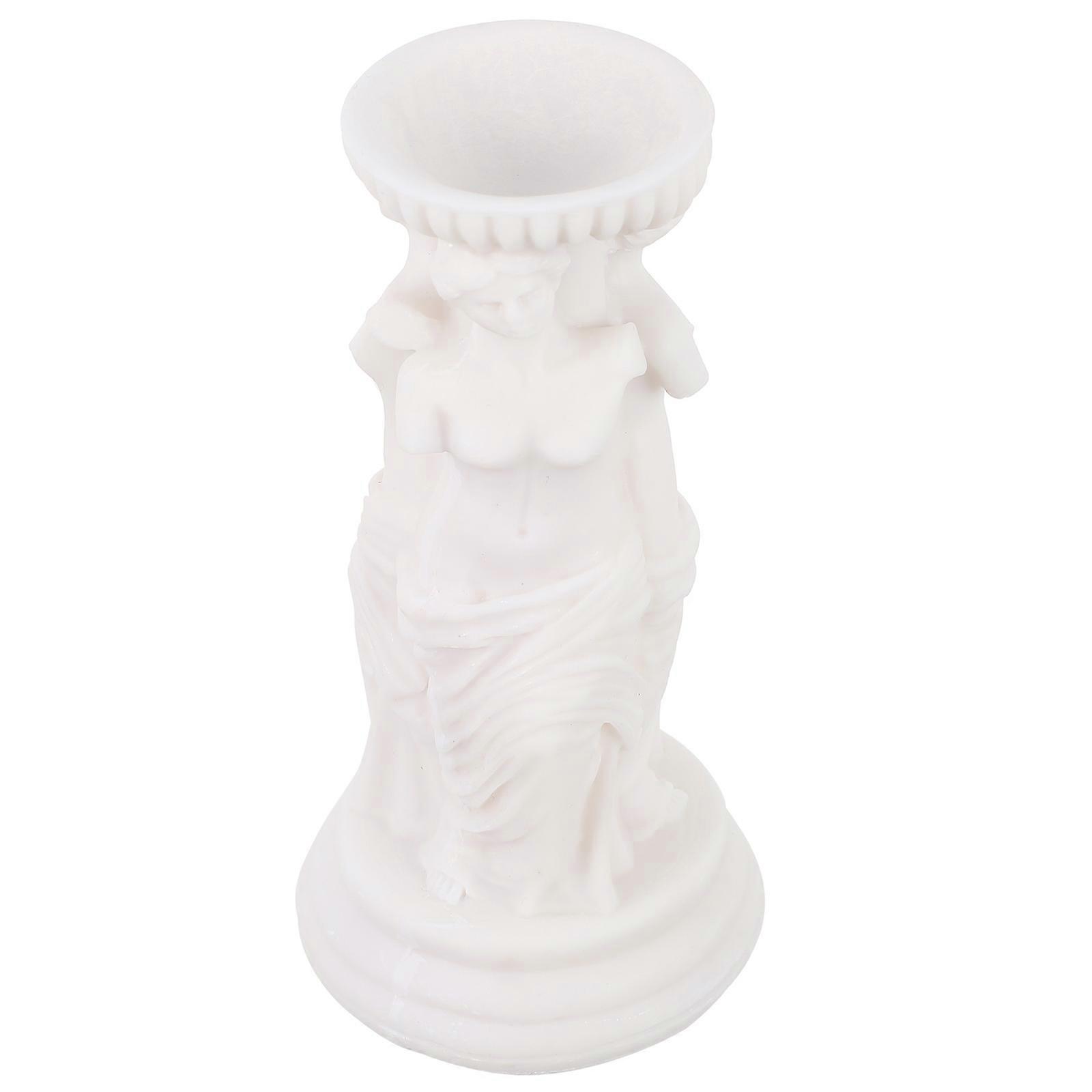 Roman Style Crystal Balls Base Display Stand For Home Decor Made Of Resin With Unique Vintage Shape 1Pcs
