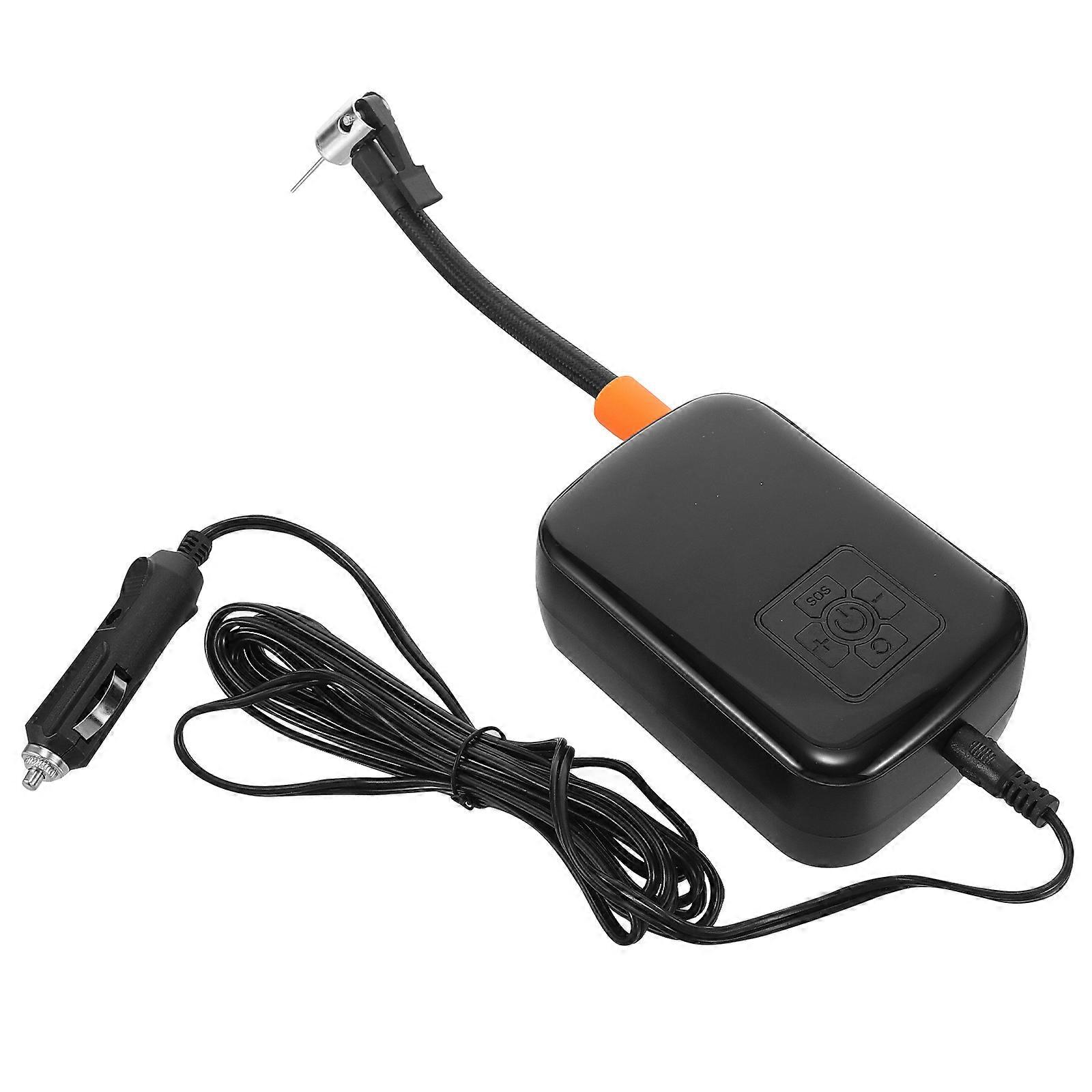 Portable Car Tire Pump with Quick Inflation and Long Battery Life for Cars Bikes Balls ABS Material Multi Color 7.5x3.5 Inches
