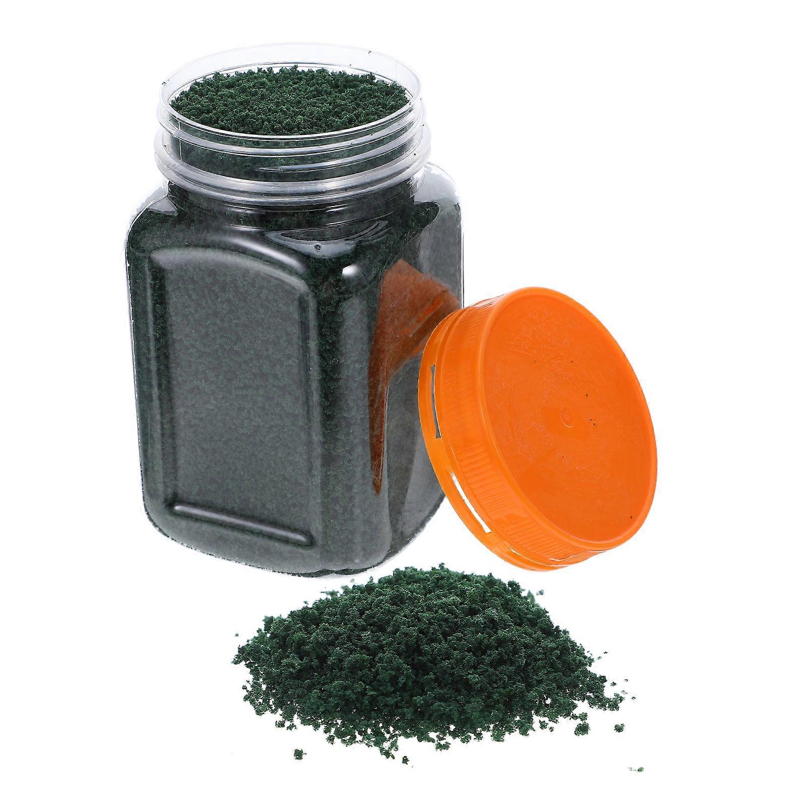Miniature Shrub Sponge Powder for Realistic Terrain Decoration – 400ml Grass Scatter for Fairy Gardens, Railway Scenes & Architecture Models