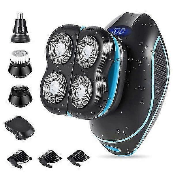 5D Floating Electric Head Shaver for Bald Men