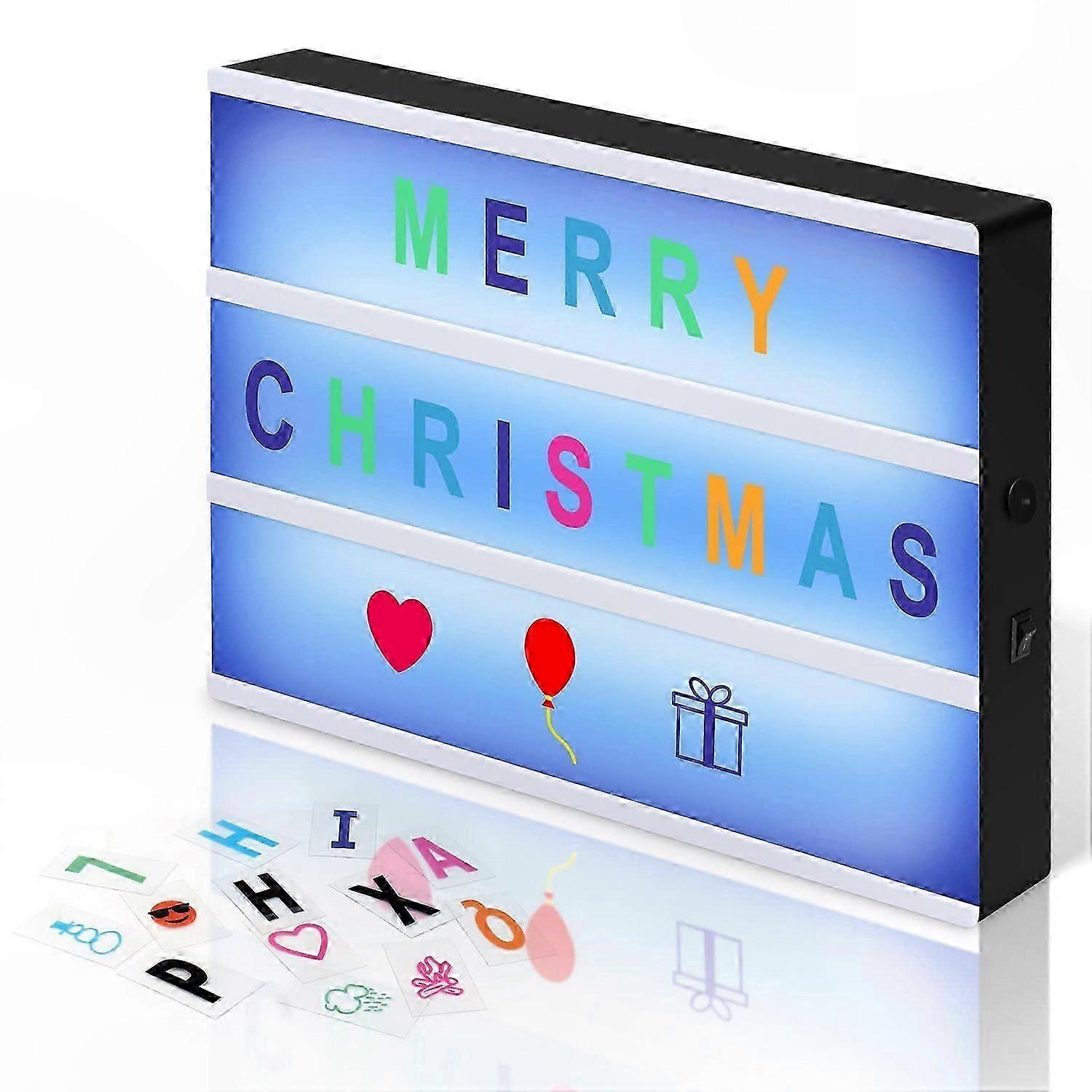 クリエイティブなディスプレイ用のカスタマイズ可能なライトボックス、家の装飾プロジェクト用の黒の照明付きレターボード