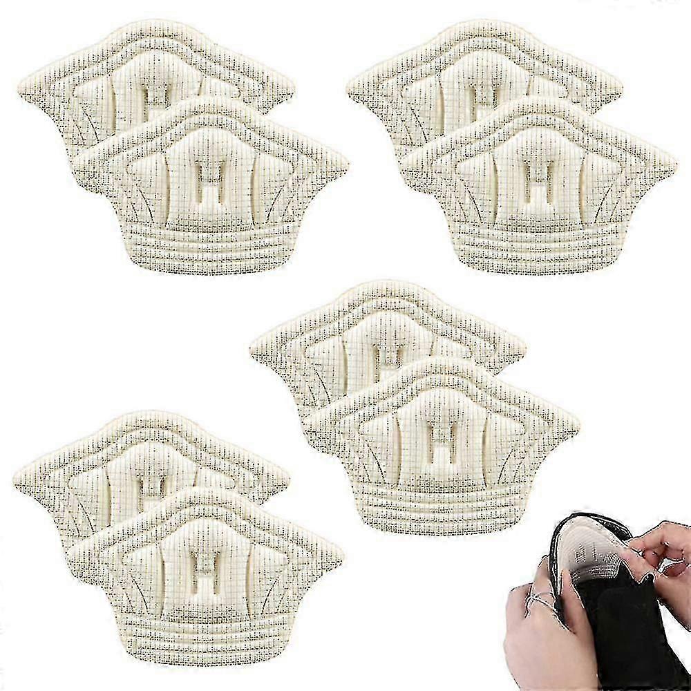 4 أزواج وسادة كعب للأحذية فضفاضة، قبضة كعب يدرج منصات كعب للأحذية، فرك، بثور كعب ملصق للأحذية أحذية كبيرة جدا حشو كعب بطانة ل