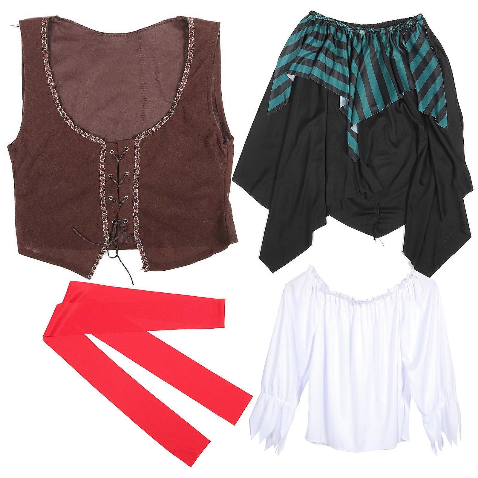 Role Playing Pirate Costume For Photo Shooting Assorted Color 1Set
