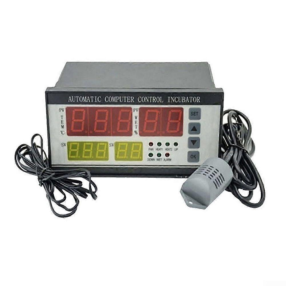 Advanced Digital Egg Incubator Thermostat with Temperature, Humidity, and Rotation Frequency Display