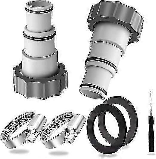 Suitable for INTEX filter pump interface 1.25" to 1.5" hose conversion adapter A