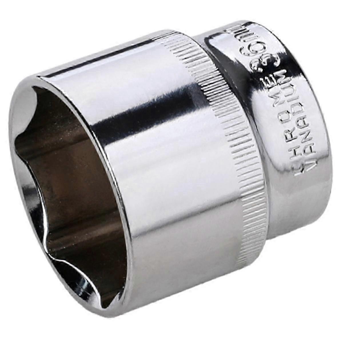 36mm 6-Point Hex Socket Wrench Head for 1/2 Inch Drive Anti-Rust Tool Compatible with Ratchet and Auto Repair Needs