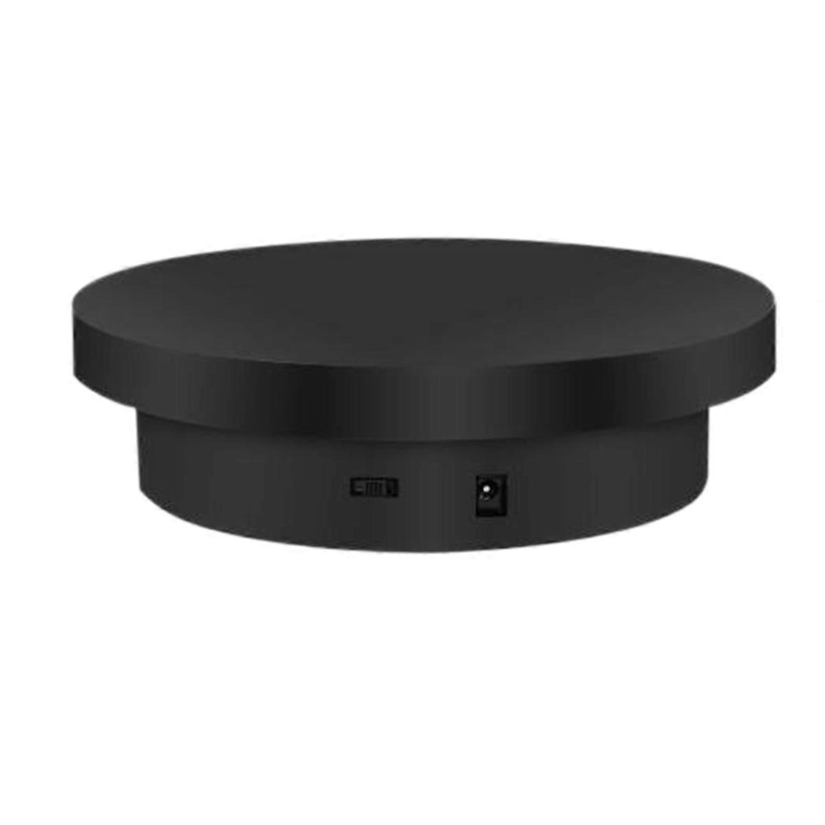Electric Turntable 360 Rotating Display Photography Turntable Black