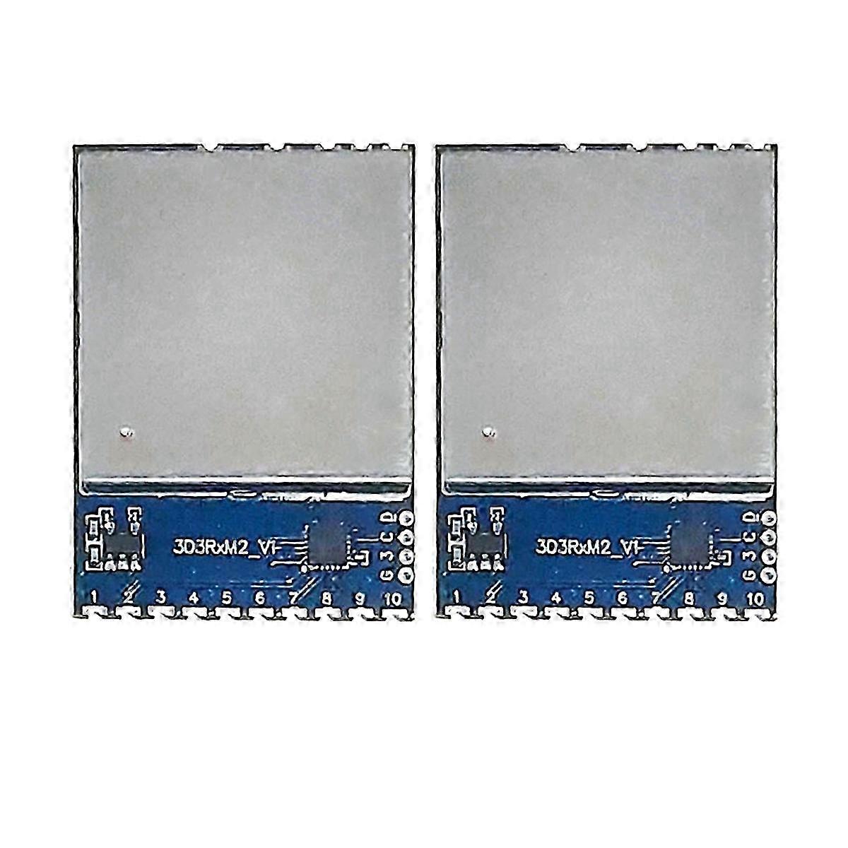 forbedret FPV VRX RF-mottakermodul - 2 stk 3.3G 3D3RxM2 16CH trådløs analog lyd video oppdragsmottaker for oppdragskontroll