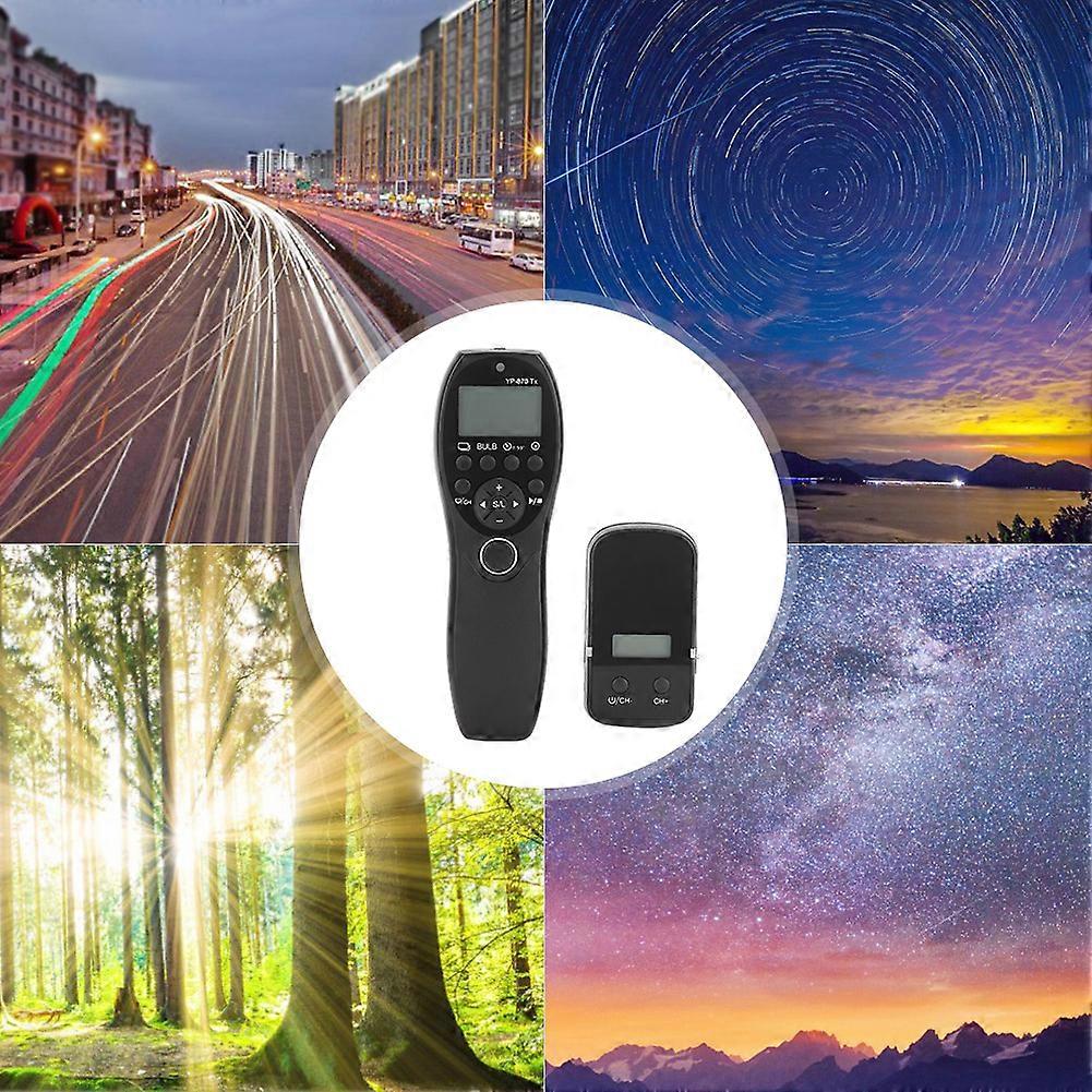 YouPro YP-870/E3 II. Wireless LCD Shutter Fernbedienung, schwarz