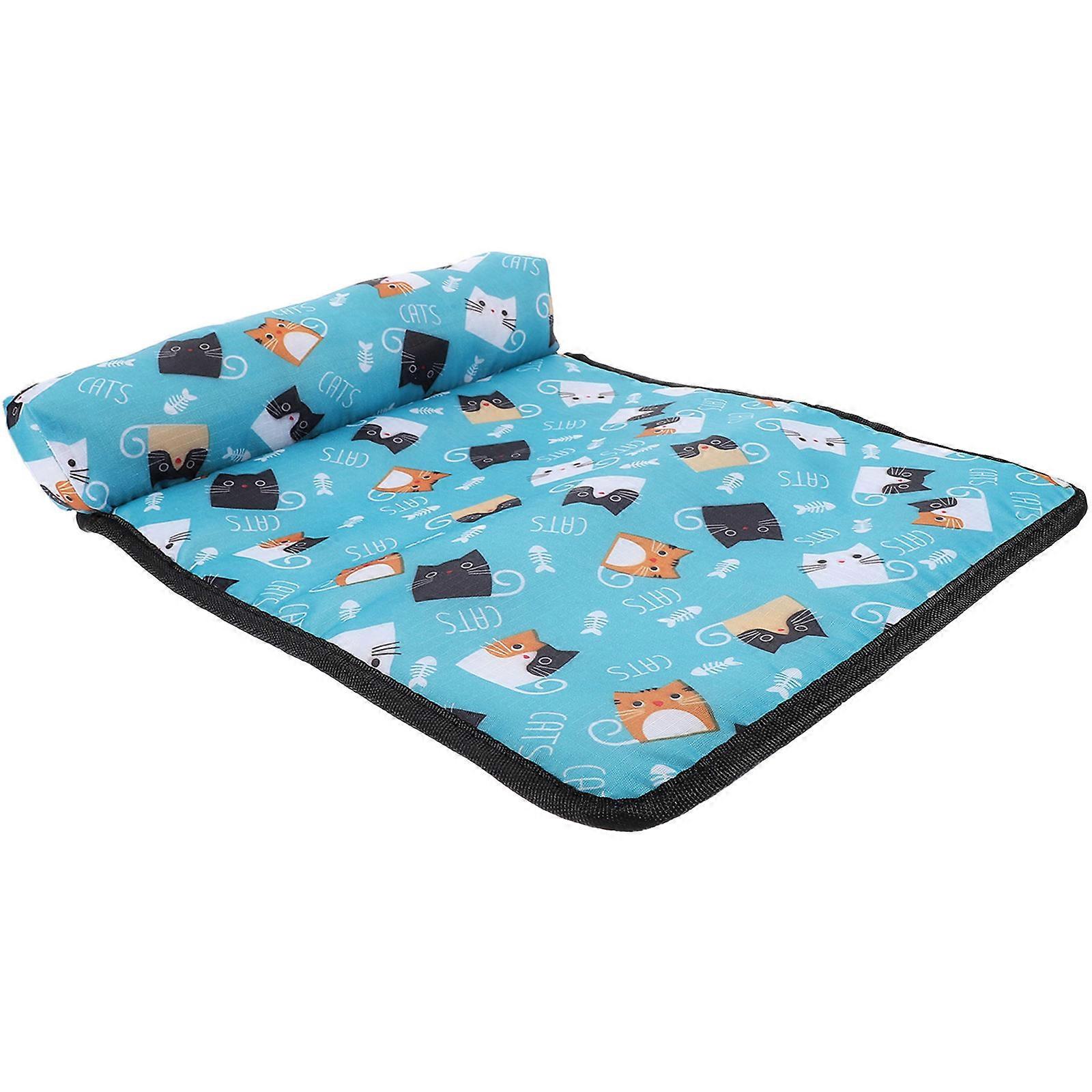 Pet Cooling Mat Self Cooling Cat Cooling Pad Indoor Use Multi Cloth Material for 1 Set