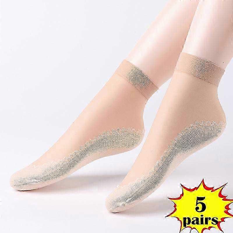 Women's Ultra-thin Cotton Silk Socks-Yvan