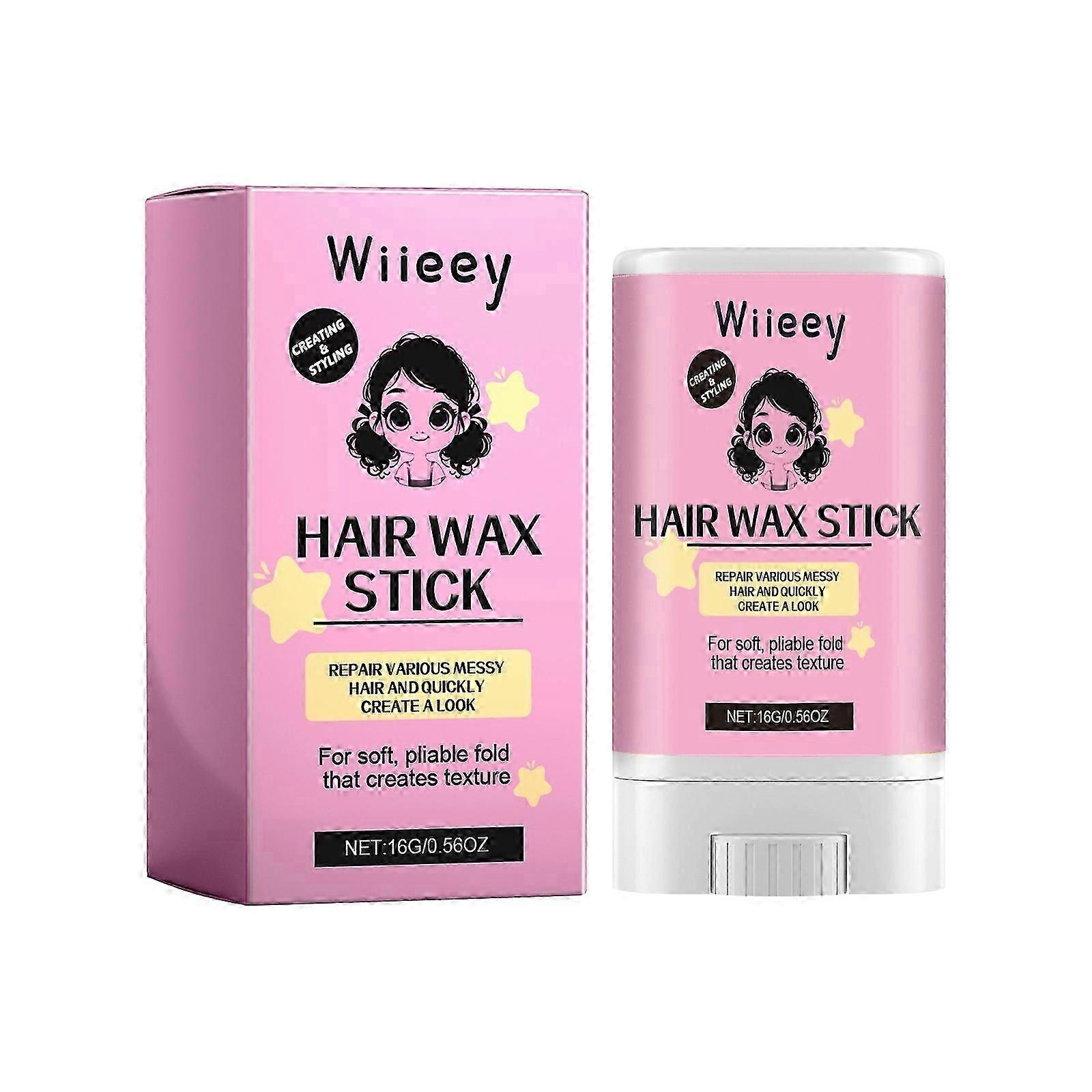 Wiieey styling wax sticks moisturize and carry to tidy up hair, increase luster, and make hair fluffy for a long time