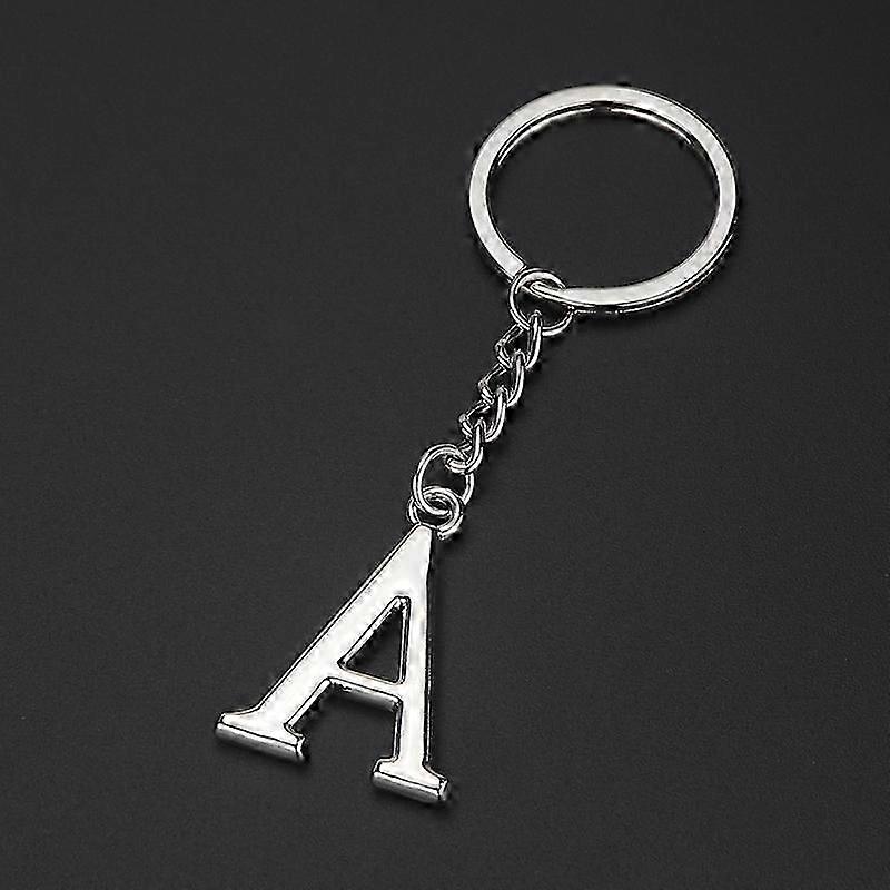 Double-Sided Three-Dimensional Plating Alphabet Keychain