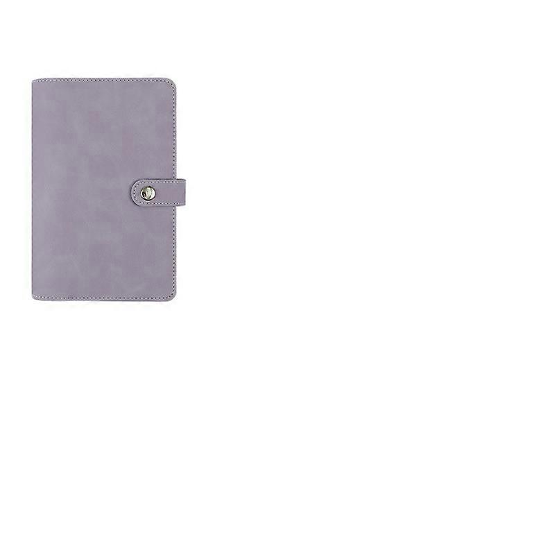 Colorful A6 Money Saving Notebook with Clasp PU Cover Refillable Planner