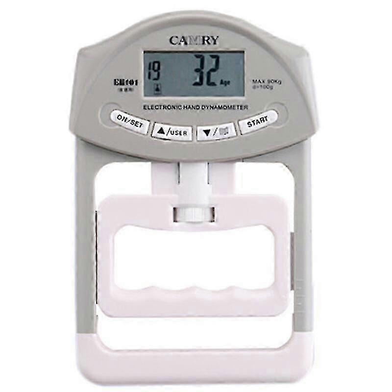 Camry Digital Grip Strength Gauge Dynamometer Automatic Recording 200 lbs/90 kg Cisea