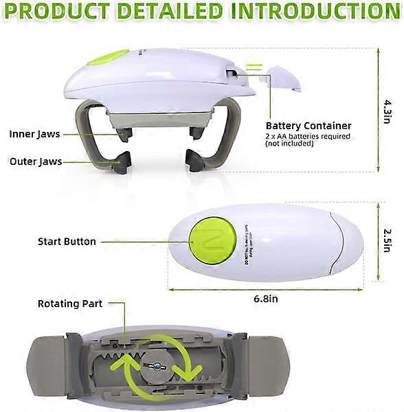 Automatic bottle opener, one-key size adjustment, automatic lid opening in 3 seconds