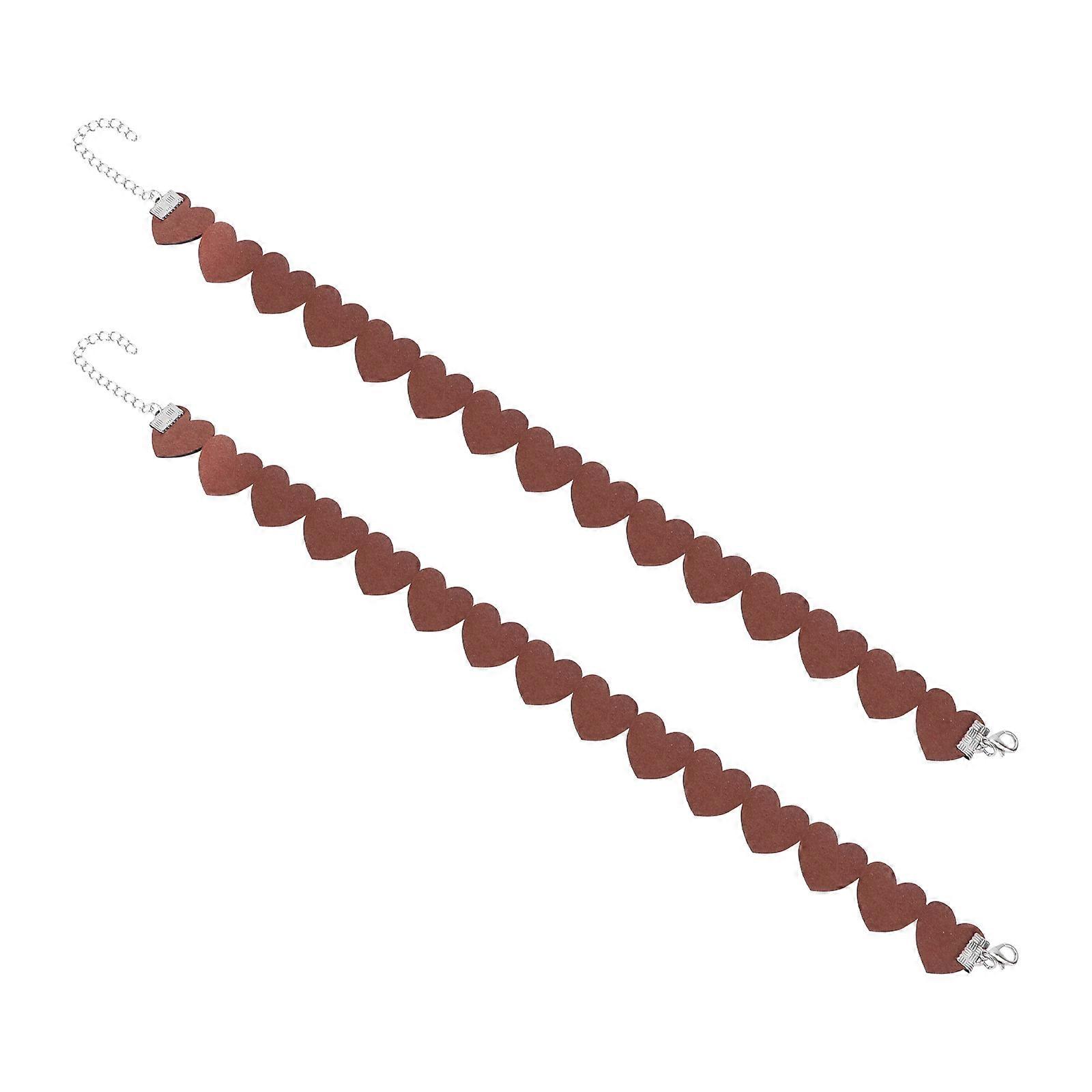 Delicate Neck Ring Neck Chain for Adornment 2Pcs