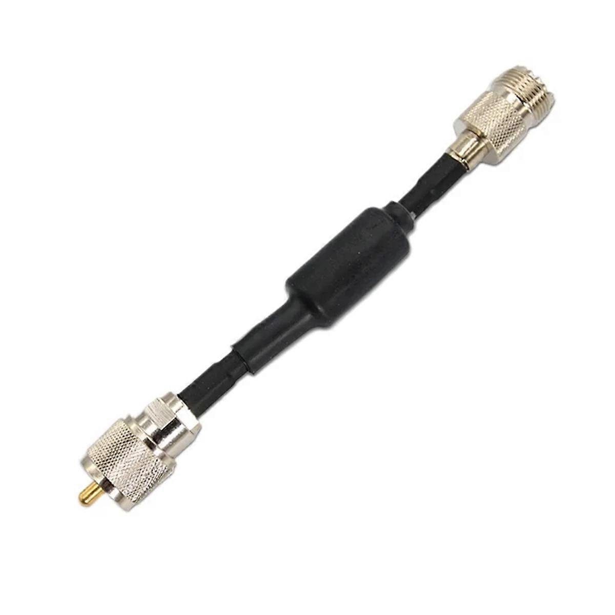 A- Radio Wave Stabilizer 1-300MHz Ferrite Core HF Radio Anti-Interference Standing Wave