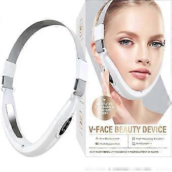 Elektrisk V Face Firming Beauty Meter løfteanordning USB rød blå tilstand Stram huden Reducer dobbelthage
