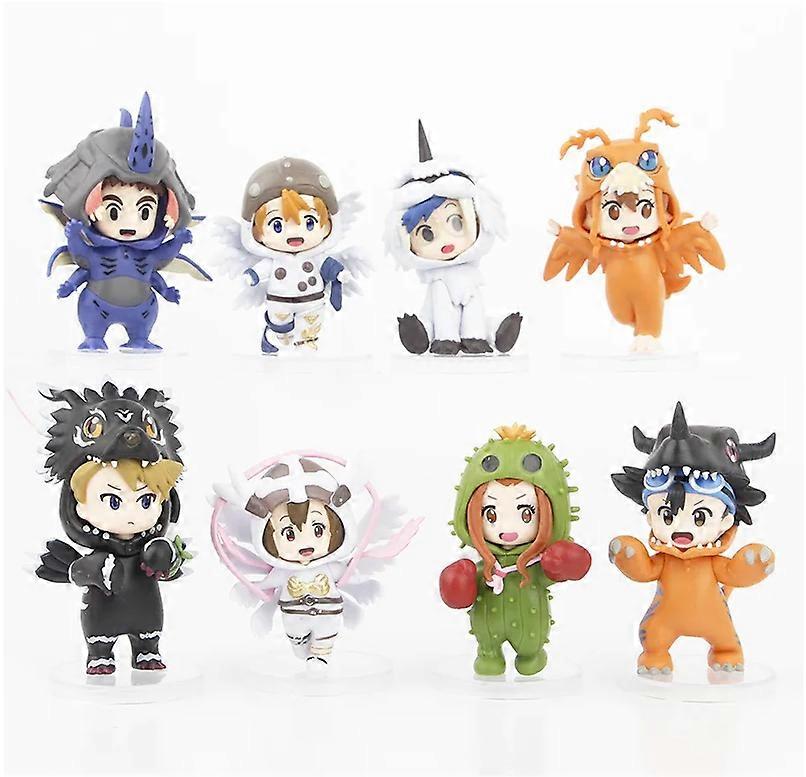 8pc Digimon Adventure Figure 8-10cm Character
