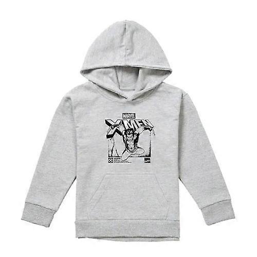 X-Men Childrens/Kids Wolverine Jump Heather Pull Over Hoodie