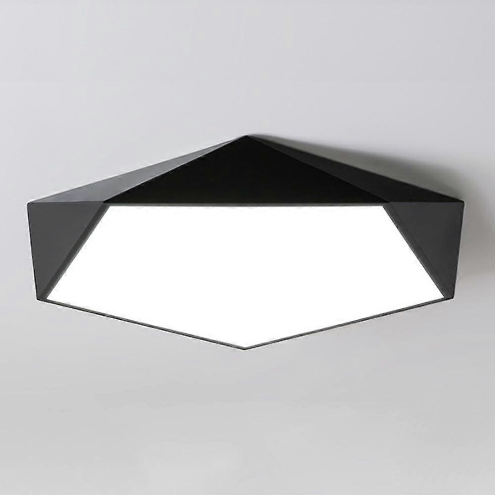 Modern LED Ceiling Light Flush Mount Indoor 3000-6000K Dimmable Energy Saving Remote Control Flat Ceiling Fixture Dark