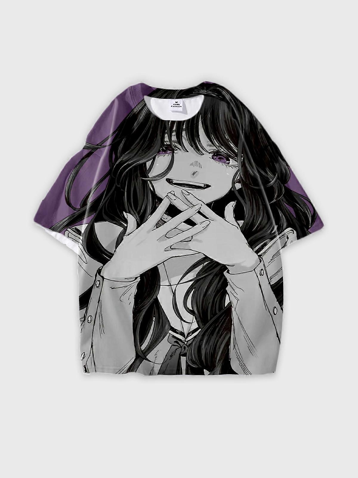 T-Shirt Short Sleeve Round Neck, Summer Casual Loose Graphic Tee, Unisex The Fragrant Flower Blooms with Dignity W288