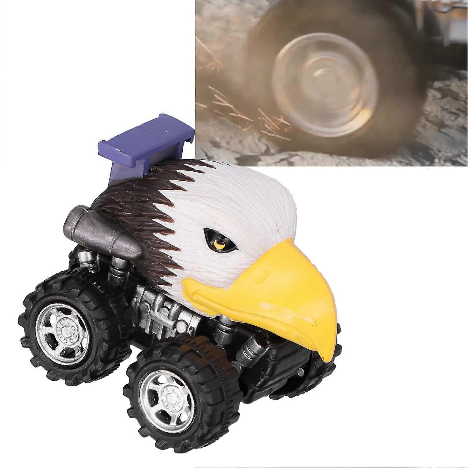 Simulation Animal Model Pull Back Car Toy, 5x5x5cm, Hand Painted