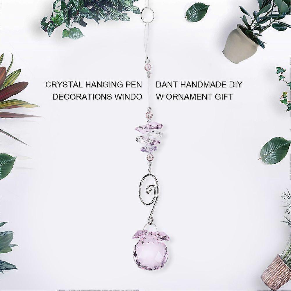 Handmade Hanging Crystal Pendant Window Decor Gift