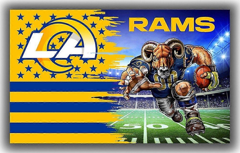 Los Angeles Football Team Memorable Flag Rams Mascot Shape 781 | Fruugo ES