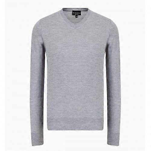 Emporio Armani Mens V Neck Sweatshirt