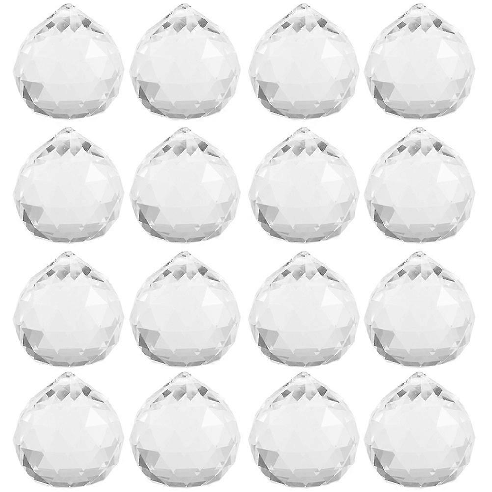 Transparent Crystal Ball Prism Pendant for Chandelier with 60Pcs Hanging Ornaments