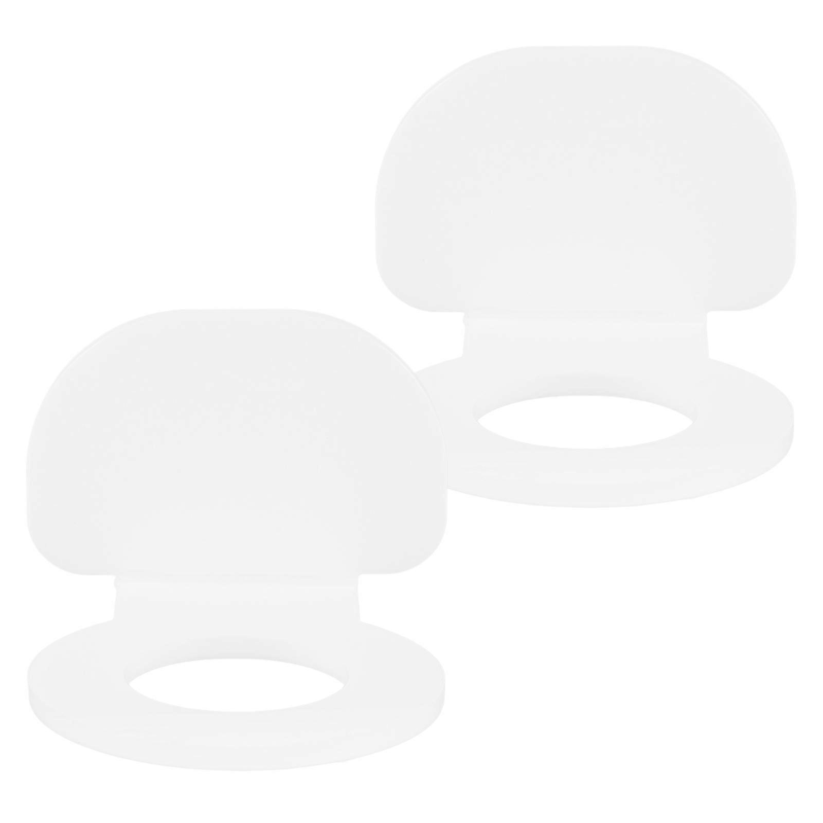 Tennis Ball Display Acrylic Storage Stand for Sports Use 6Pcs White