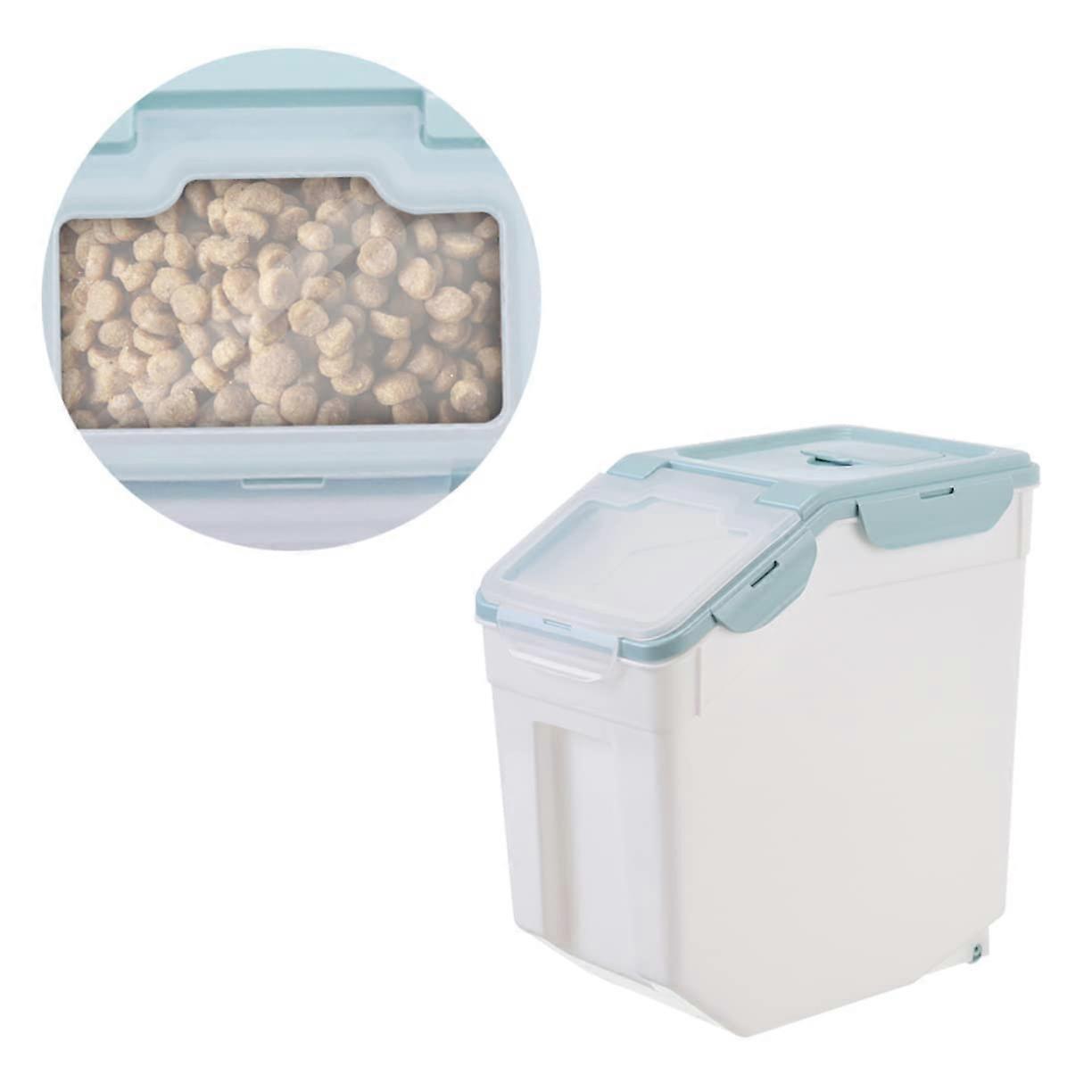 PP Plastic Pet Food Storage Container Dog Food And Cereal Storage SnapTight Lid Sealed Reinforcement Nordic Style