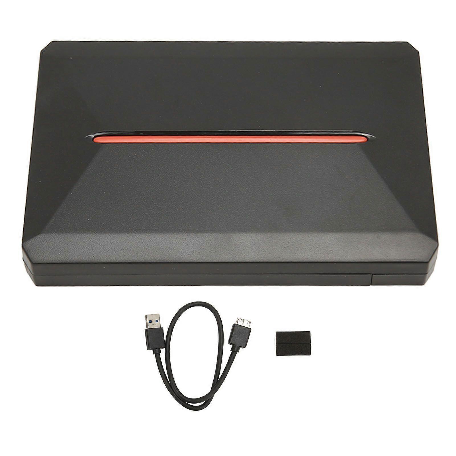 2.5inch SATA External Hard Drive Enclosure 5Gbps USB3.0 to SATA 2TB SSD Enclosure for 7mm To 9.5mm SATA I II III HDDs SSDs  (Not Inclube Hard Disk)