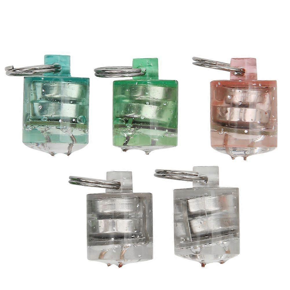 5 pcs LED Underwater Fishing Light Night Lamp Lure Attractor Lures Bait Tool Accessories