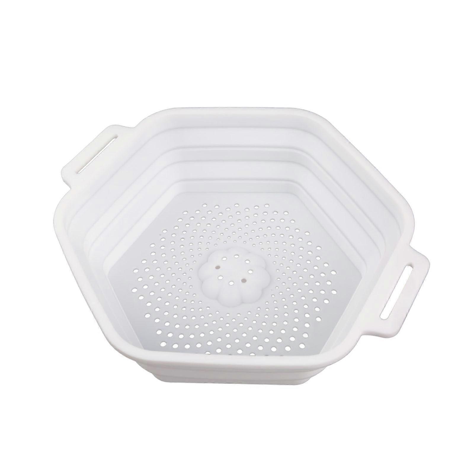 Shower Portable Ice Bath Foldable Mini Shower Head Accessory Silicone Cold Shower Chiller White Foldable Design