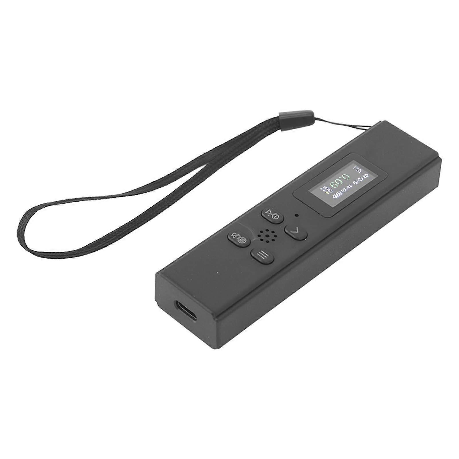 F8 Compact Nuclear Radiation Detector 400mAh Lithium Battery Black