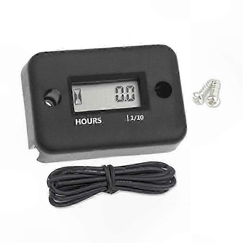 Waterproof LCD Hour Timer for Outdoor Vehicles & Engines