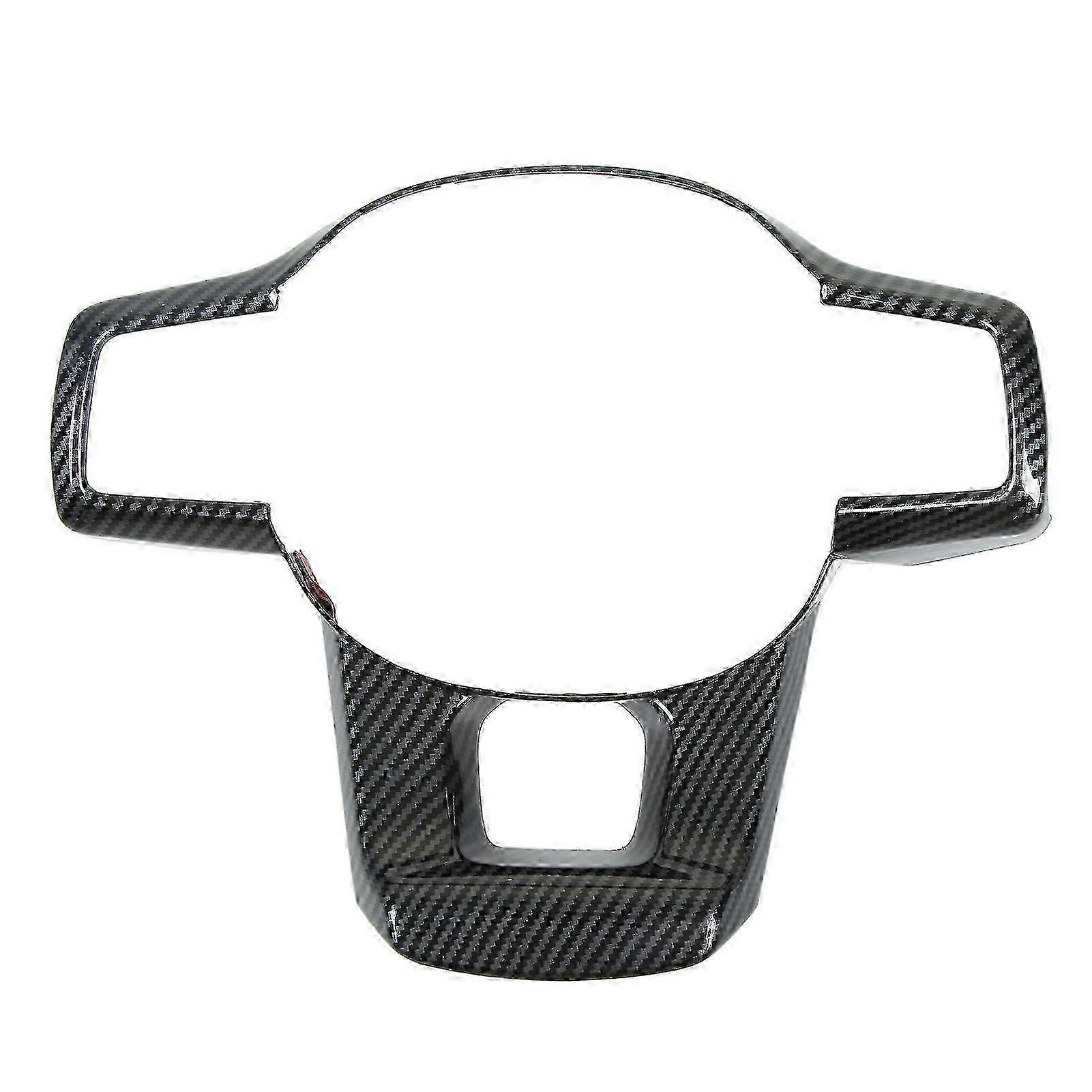 Steering Wheel Trim Carbon Fiber Pattern Smooth Surface Rust Proof Replacement For Kia Carnival KA4 2021+