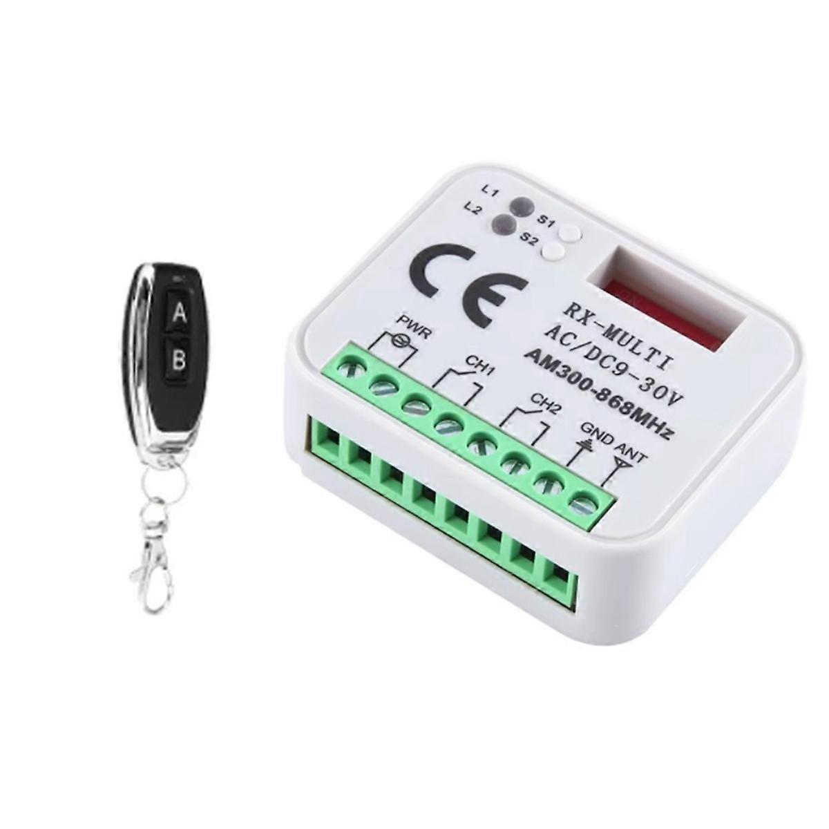 Universal Garage Door Opener Switch with Remote Control RX