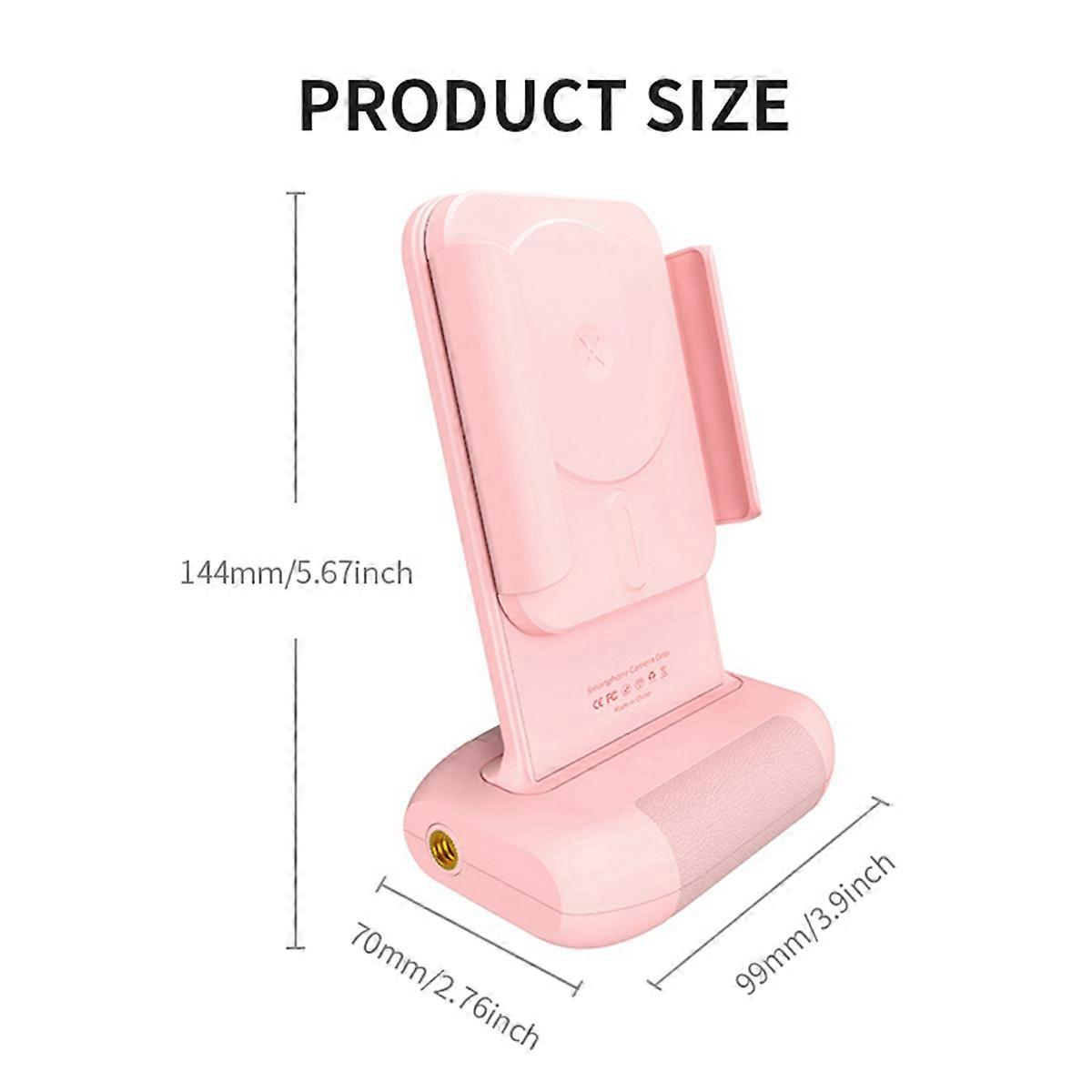 Bluetooth Selfie Stick with Remote Shutter Anti pink