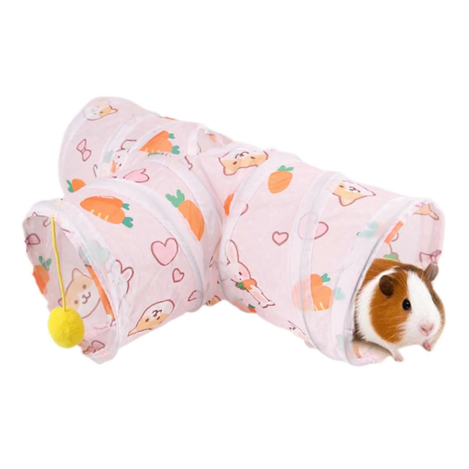 Hamster Play Tunnel, Foldable Play Tube, Pet Tunnel, Longterm Use, Wide Applications, 46 cm, for Indoor and Outdoor Play myi