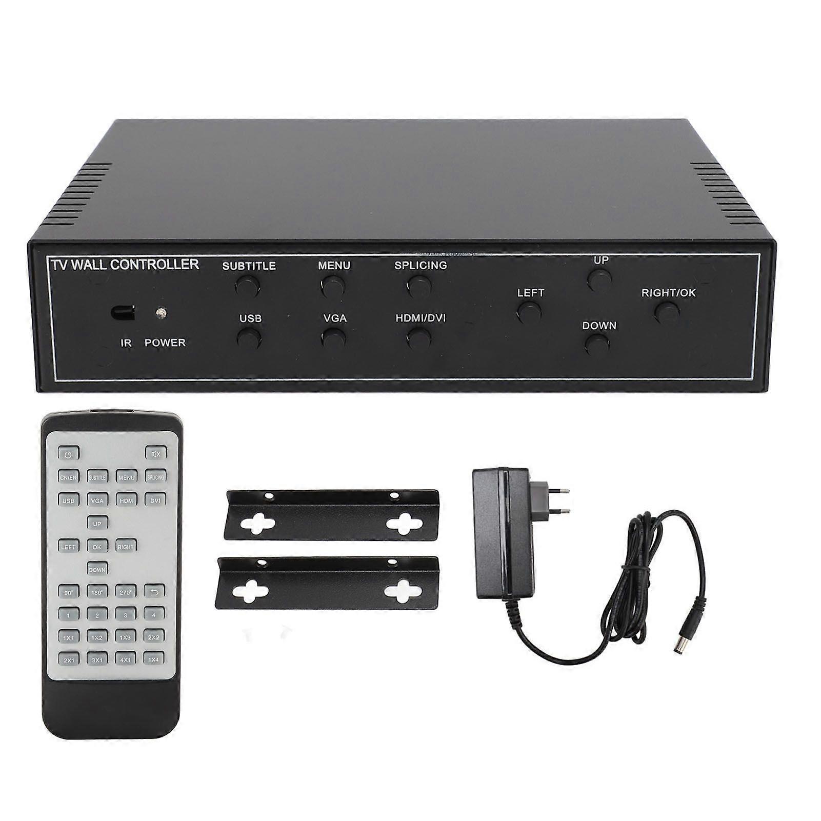 Video Wall Controller 4K 1 in 4 Out Support 2x2 1x2 1x3 1x4 2x1 3x1 4x1 HD Multimedia Interface TV Wall Processor