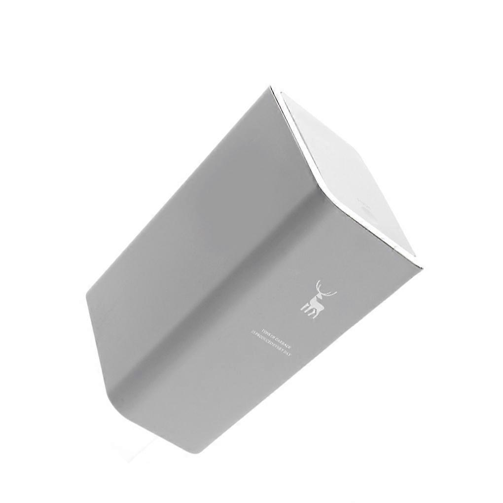 Modern Trash Can - Press Open Lid Wide Application Rectangular Trash Bathroom Kitchen Toilet