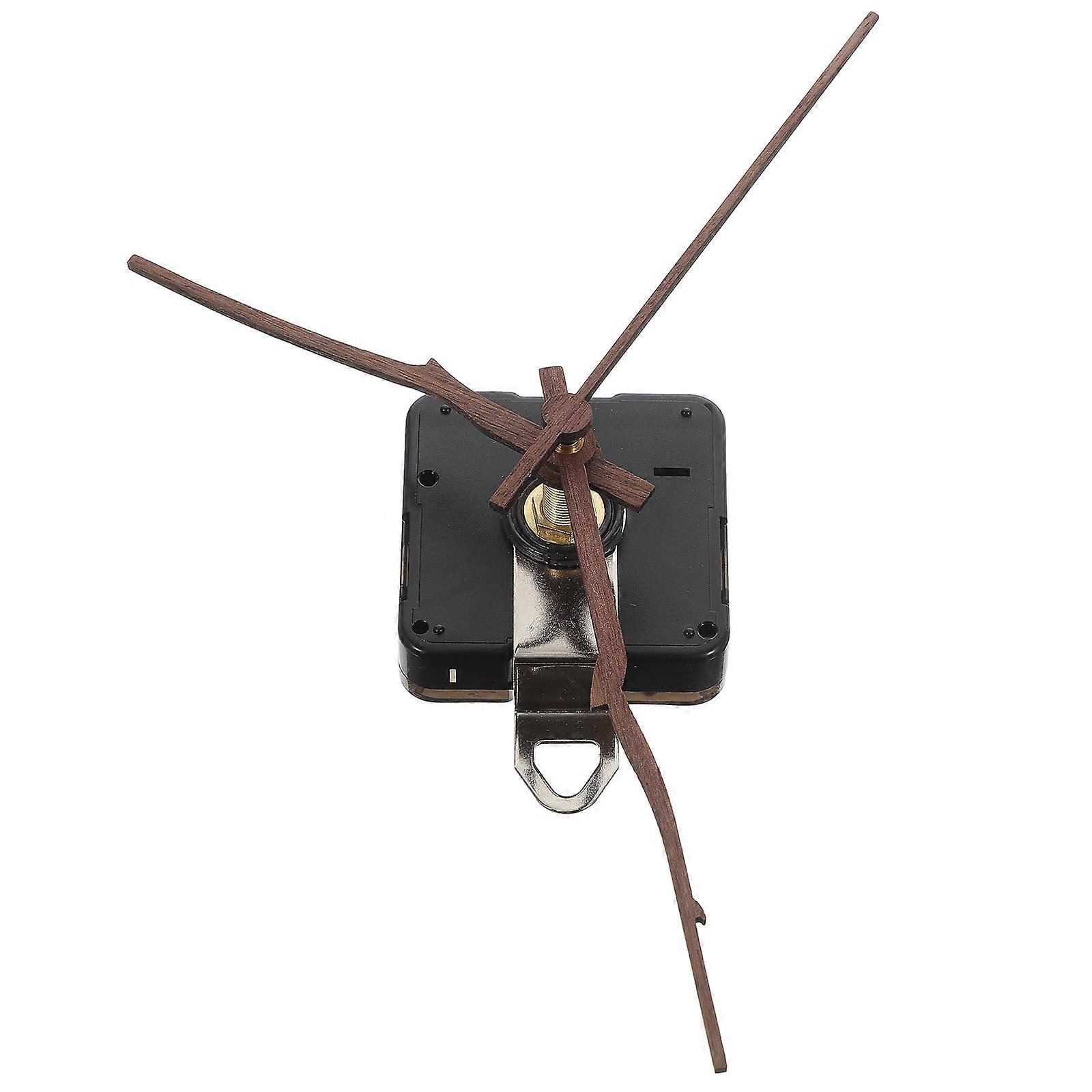 Clock Mechanism Replacement with Wooden Hands for 4Sets DIY Use